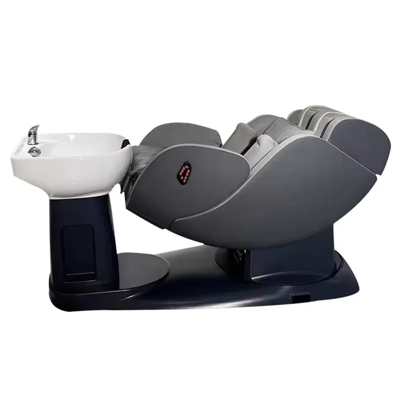 Chaise de lavage de cheveux électrique, Salon de coiffure, Chaise de rasage Simple, shampoing, Chaise de coiffure ergonomique, meubles de Salon de coiffure