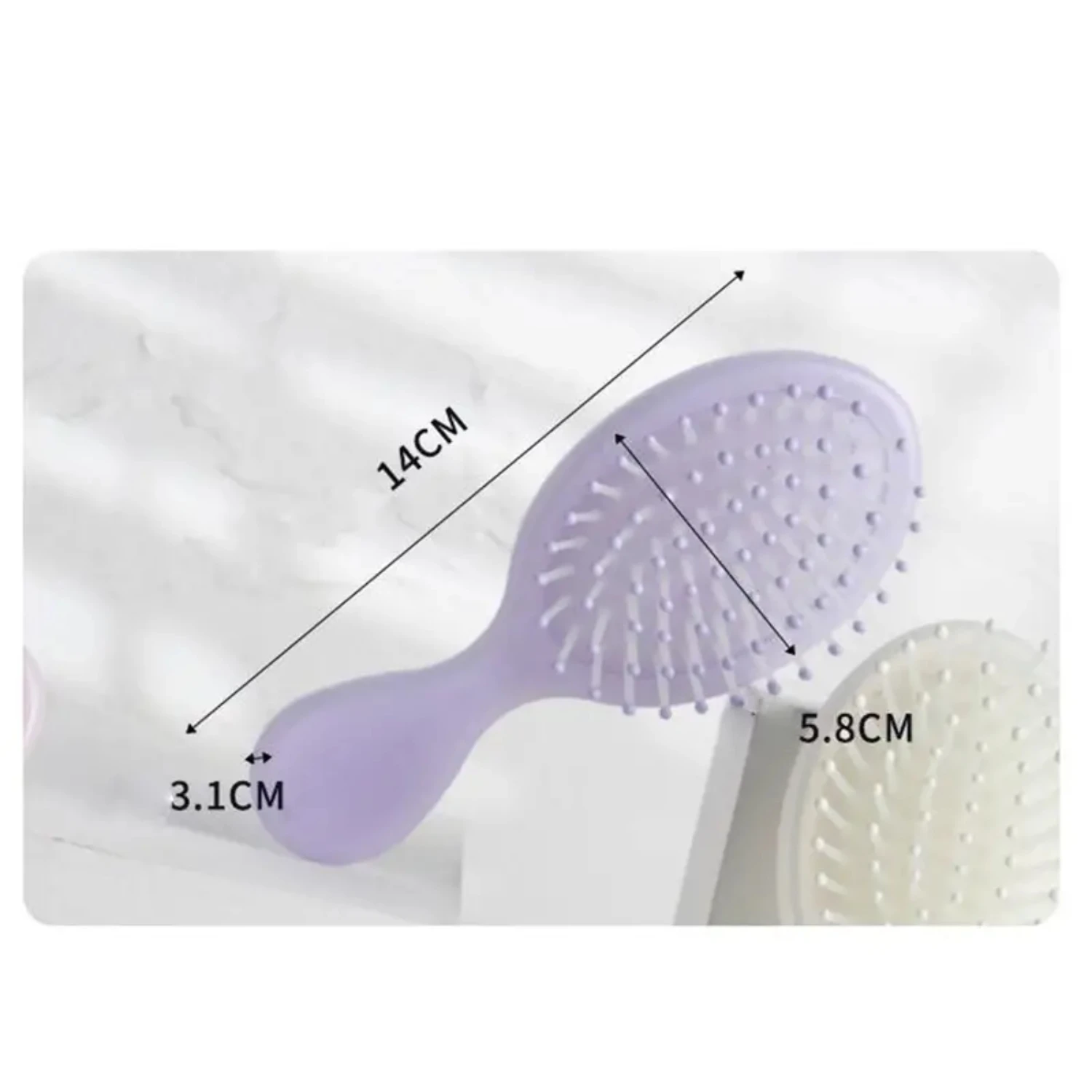 Mini Air Cushion Massage Comb - Small, Portable, and Cute Styling Tool for Girls and Children - Ladies' Miniature Airbag Comb fo