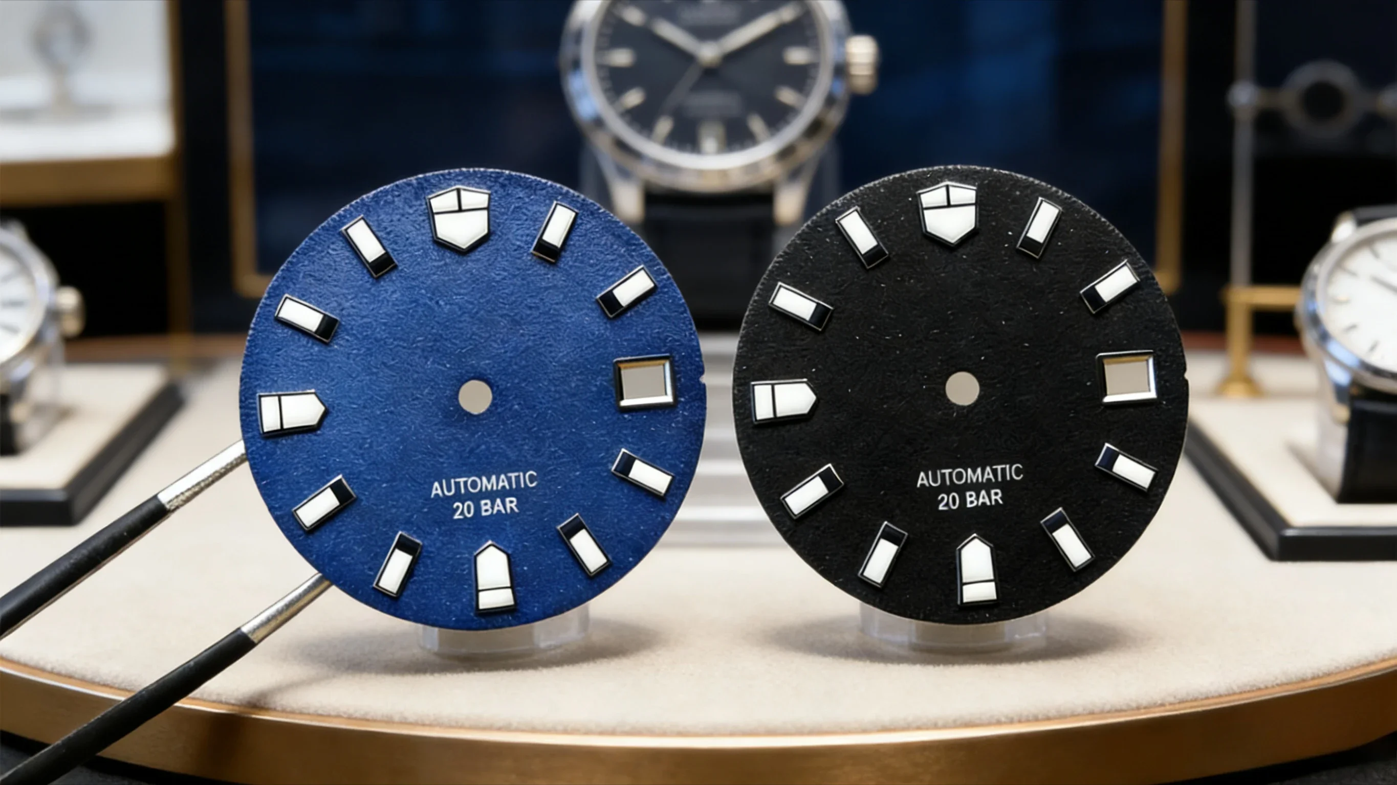 28.5mm Swiss Green Luminescent Diving Dial | Compatible with NH35 Movement, Featuring Replica-level Craftsmanship