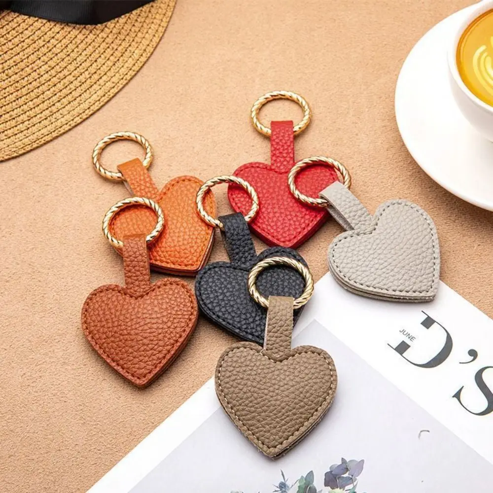 Heart Pu Leather Magnetic Hat Clip Portable Hat Storage Wallet Buckle Love Shape Hat Holder Hanging on Bag Anti-lost Outdoor