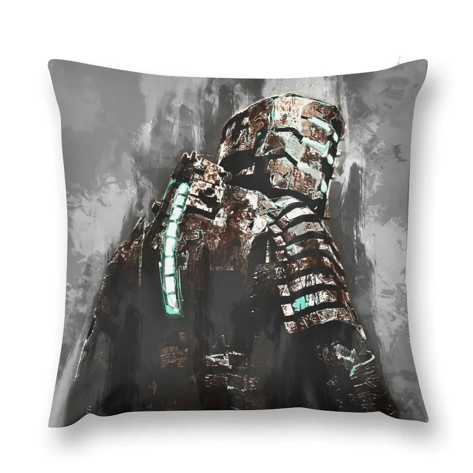 Isaac Clarke - Darkness of Space Throw Pillow pillow cover luxury pillowcases for sofa cushions luxury decor pillow