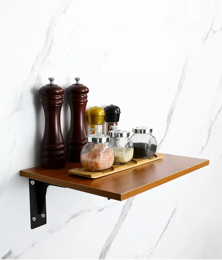 yesLoadbearing 600kg Wall Triangular Support Bracket Suspended TV Cabinet Desk Partition Fixed Heavy-duty Thickened Storage Rack
