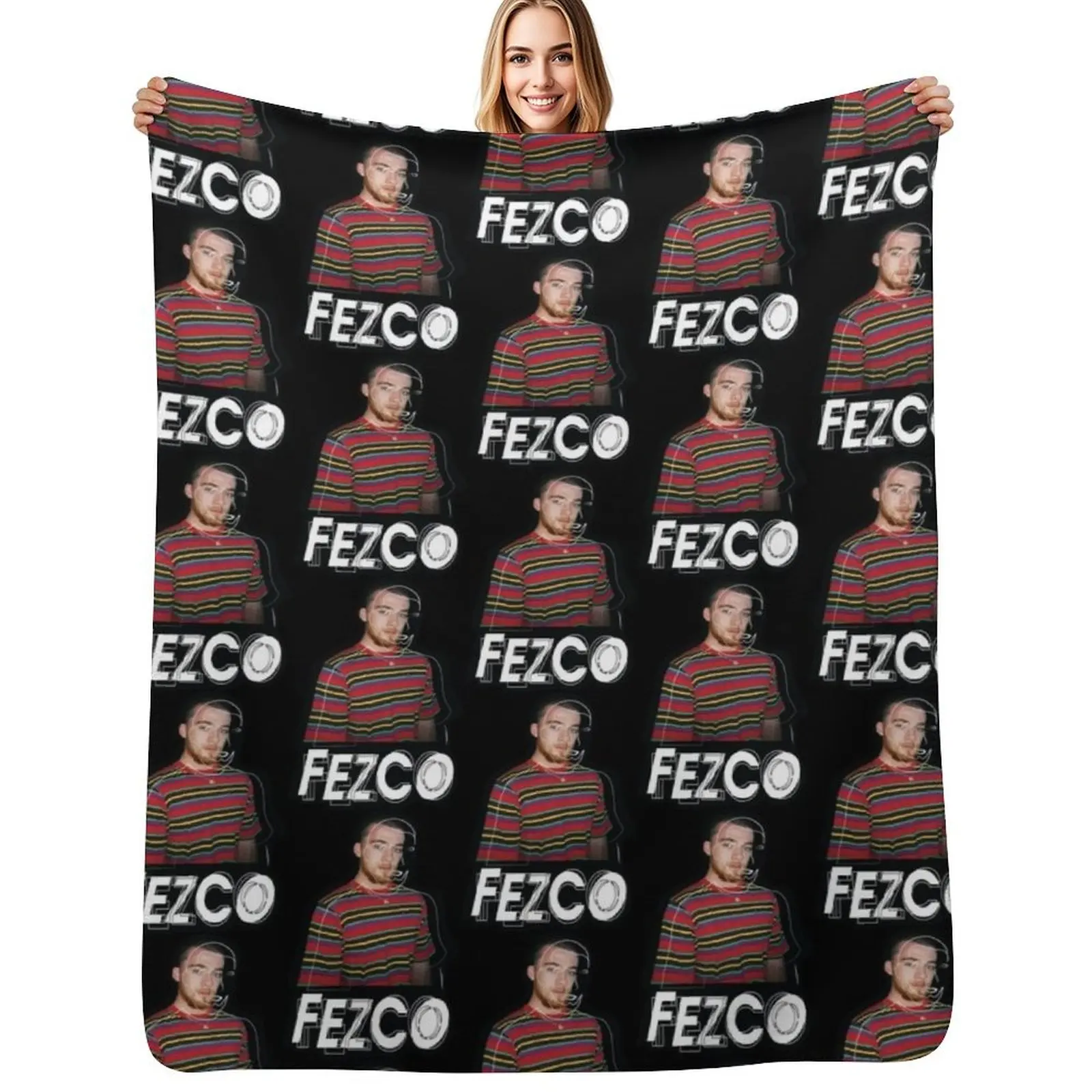 

FEZCO Throw Blanket Multi Use Warm Blanket for Living Room Bedroom