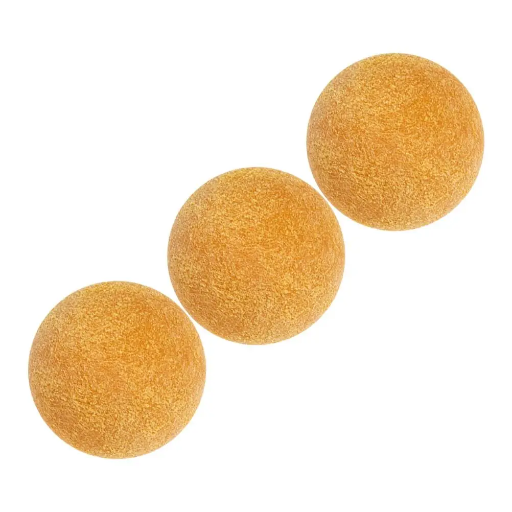 

3 Pcs Frosted Foosball Table Soccer Regulation Game Tabletop Equipment Resin Football Replacement Spare