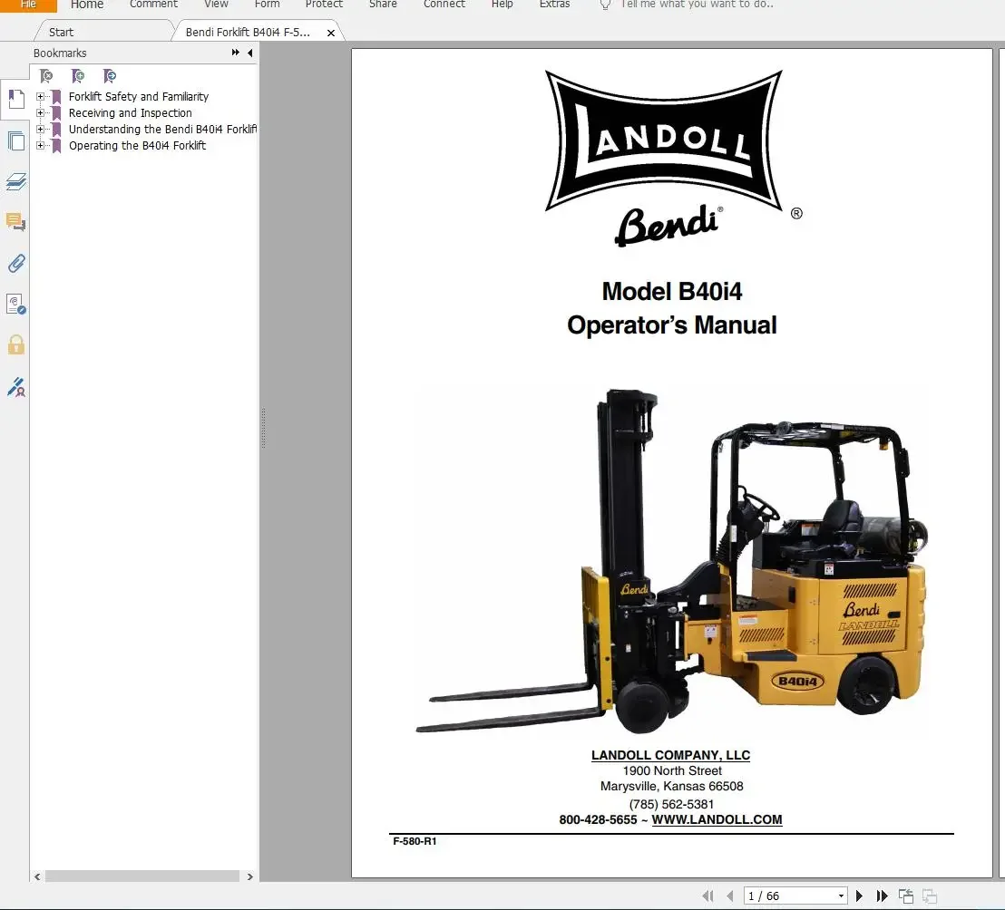 AutoDVD BENDI Landoll Forklift 2.23 GB PDF Service & Part Manual DVD