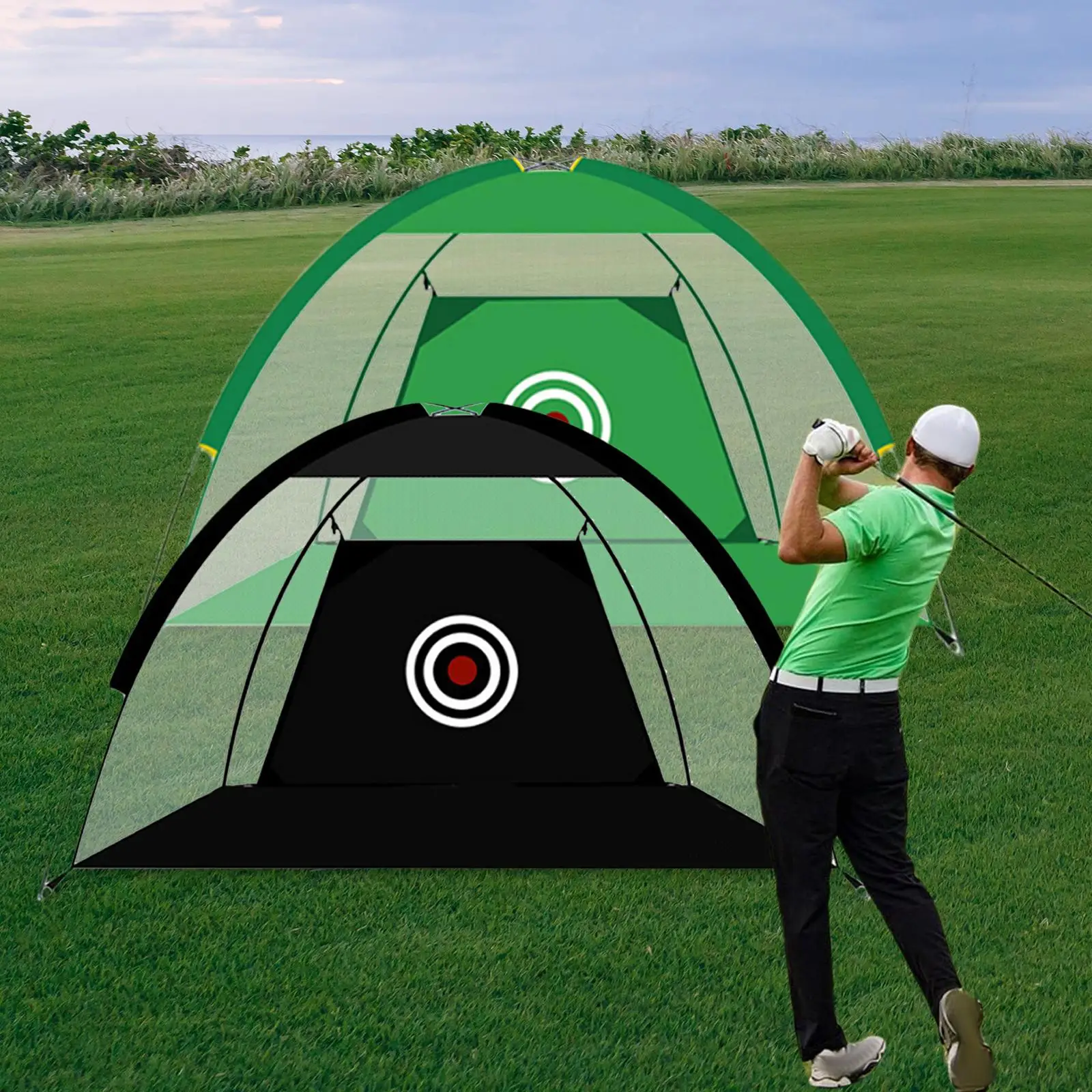 Golf Practice Net Garden Drive Range Pitching Hitting Training Aids Nets Men Kids Women Sport Gift Golf Training Equipment