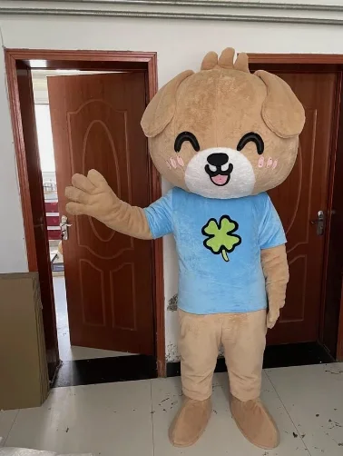 

2025 New Adult Hot Sale Foam Cute Bear Cartoon Mascot Costume Plush Christmas Fancy Dress Halloween Mascot Costume