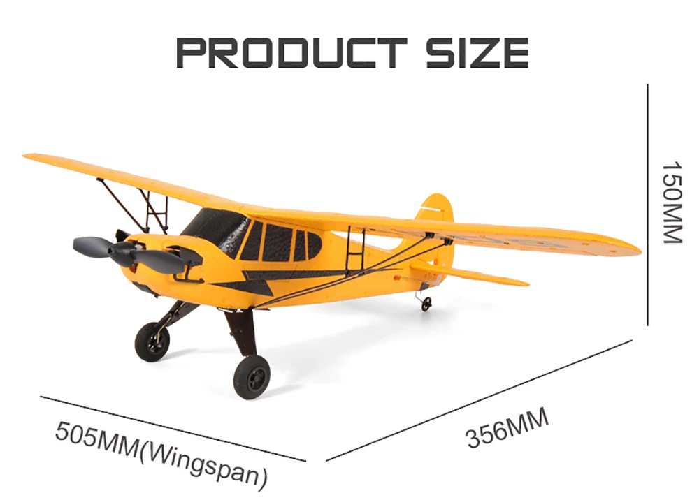 9IMOD A505 J3 RC Plane Remote Control Plane EPP 3D/6G 3CH Scale 2.4GHz Fixed Wing Aircraft Model for Beginner Kids Gift