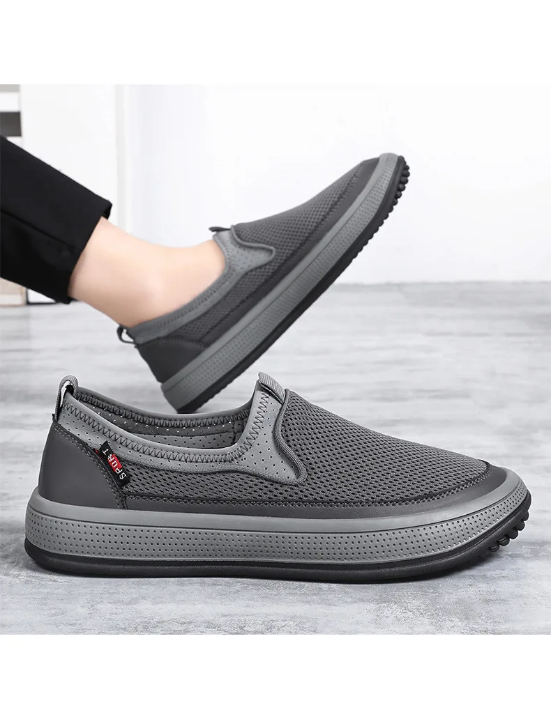 Chaussures de course respirantes confortables pour hommes, chaussures de loisirs simples, printemps et automne, nouveau, 2024