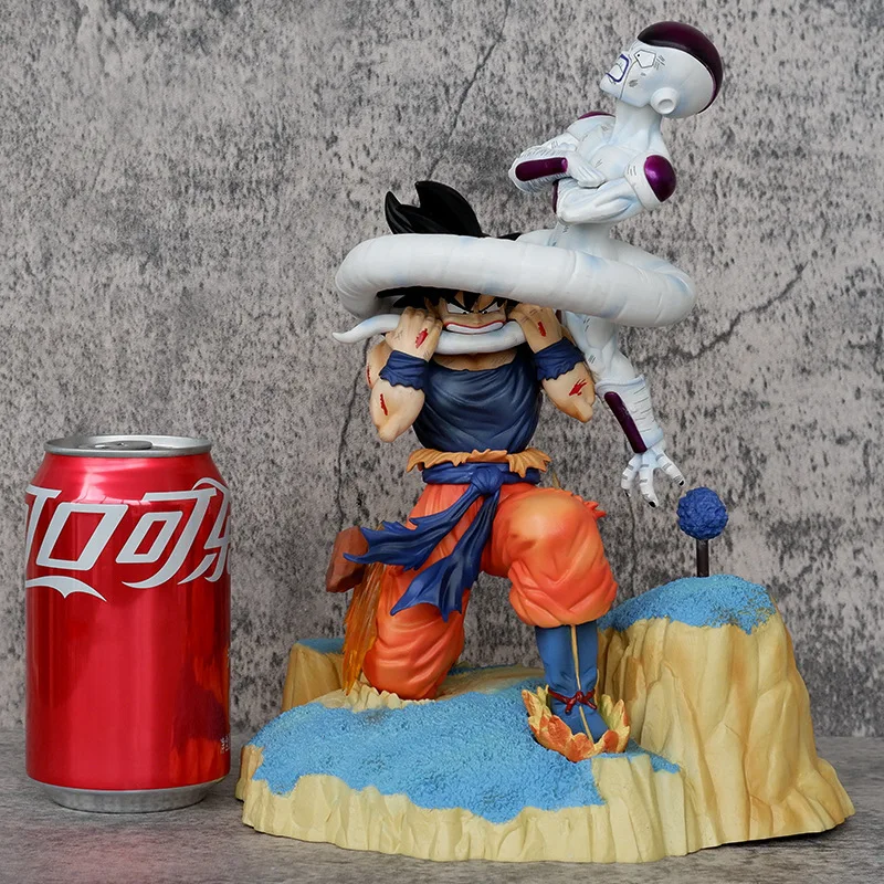 

Anime Dragon Ball Z Namek Figure Son Goku Bite Frieza Figurine Action Figures Gk Pvc Statue Collection Model Toys Children Gifts