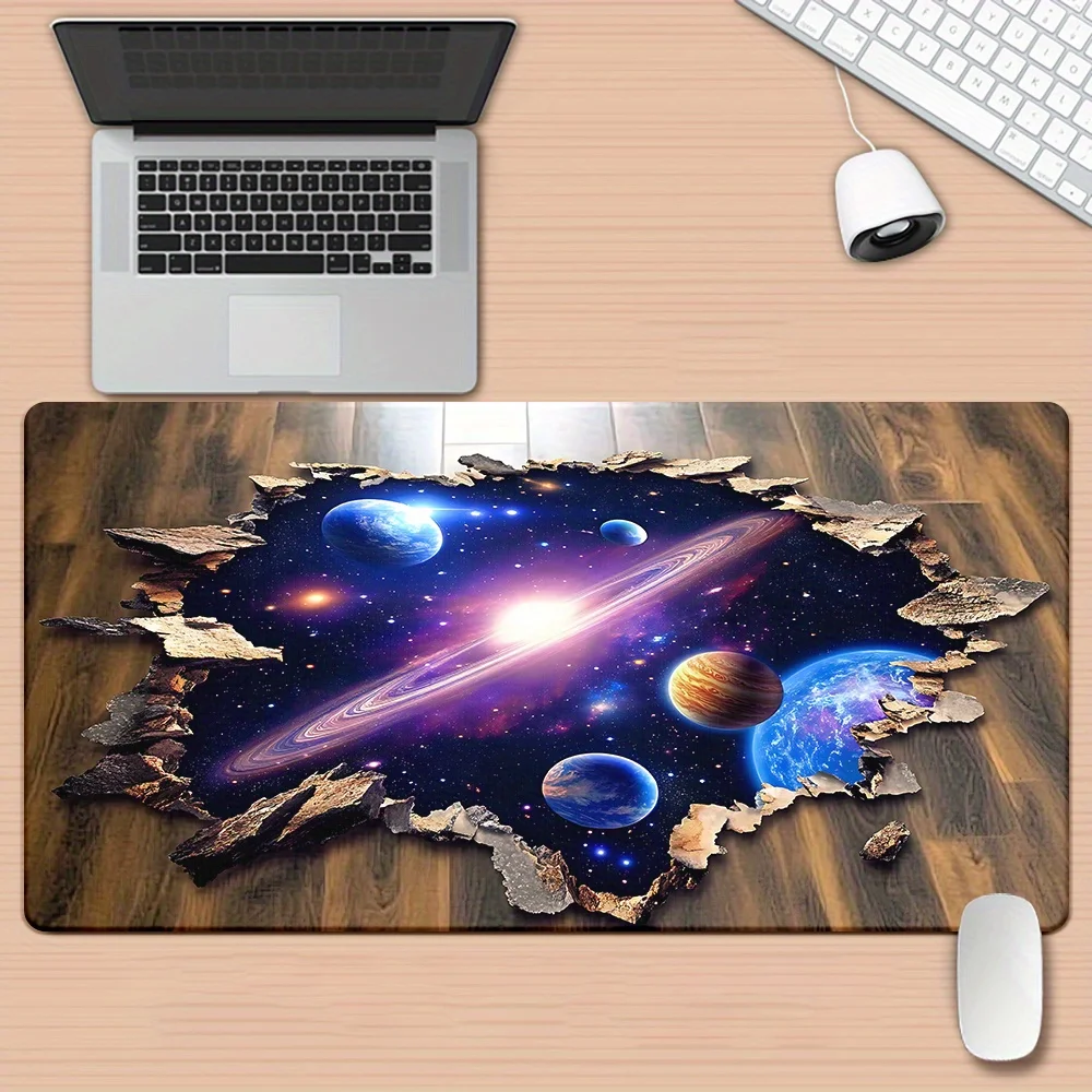 

Rubber mouse pad of the Universe Planet Design game is durable, anti-slip and washable. It is a high-quality computer accessory