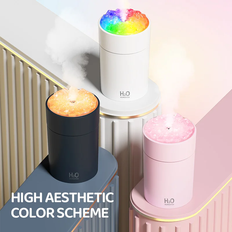 220 مللي USB نانو الروائح آلة الملونة كريستال روك كرافت سيارة الهواء المرطب ناشر رائحة لهدايا غرفة المعيشة سيارة