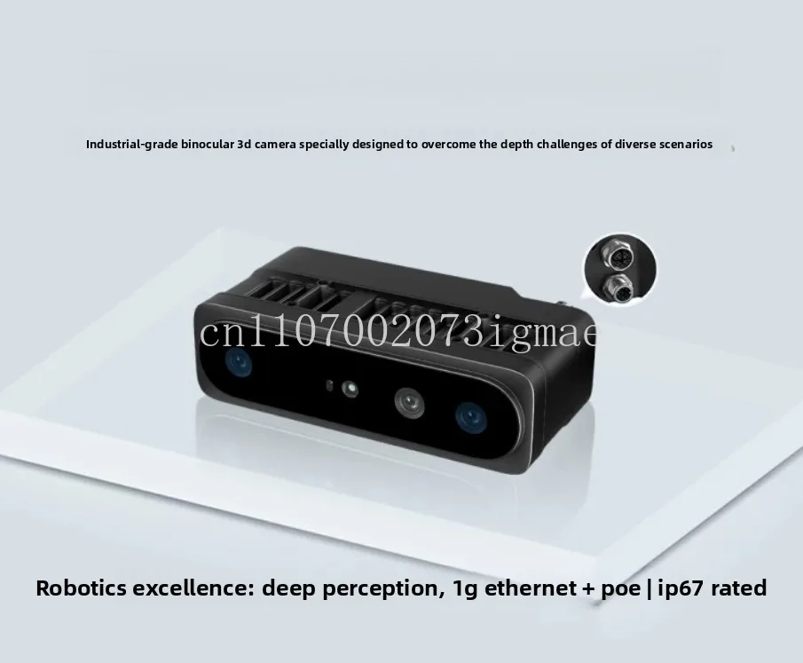 Industrial-grade binocular 3D camera designed to overcome depth challenges in diverse scenarios