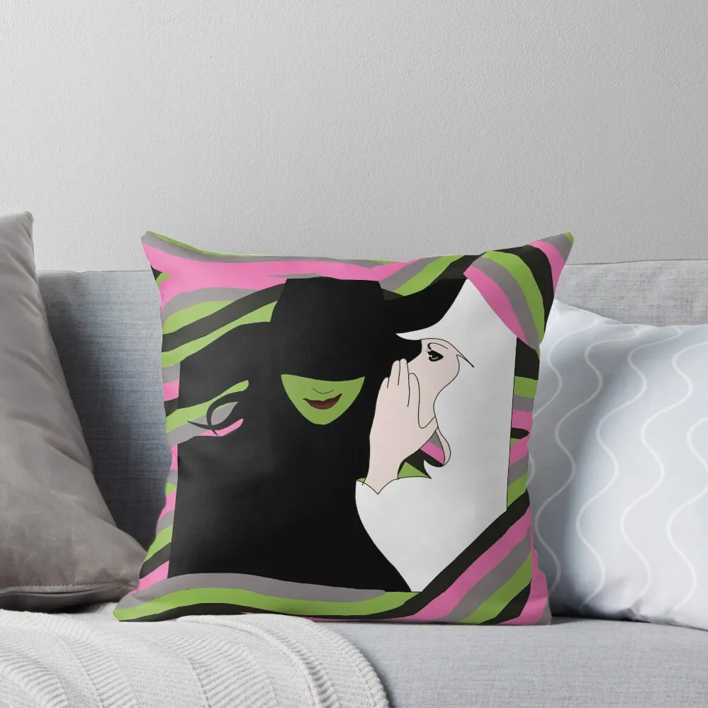 

Wicked Album Cover Throw Pillow Bed pillowcases Pillow Cover Decorative pillow case Cushions For Sofa