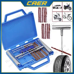 CAER Auto Tire Repair Tools Set Professional Car Van Motorcycle Bike Emergency Heavy Duty Tubeless Flat Tyre Puncture Plugs Kit