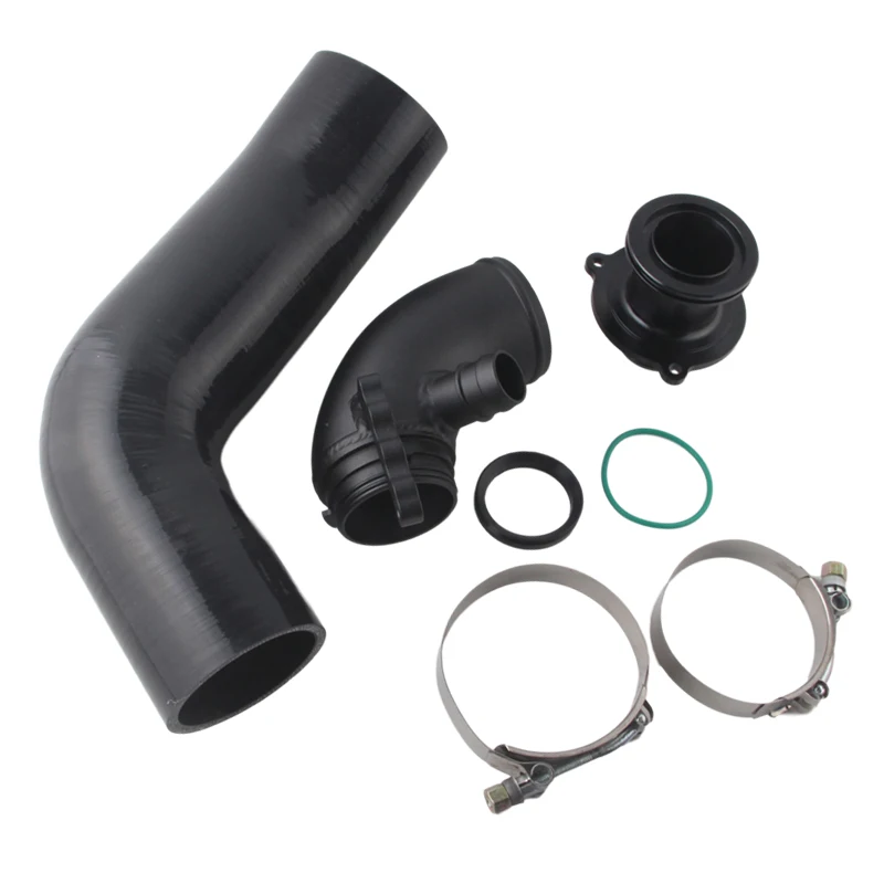 Silicone Intake Hose Pipe Turbo Inlet Elbow  Muffler Delete For VW Golf MK7 R Audi 2015+ V8 MK3 A3 S3 TT ea888 3gen engine