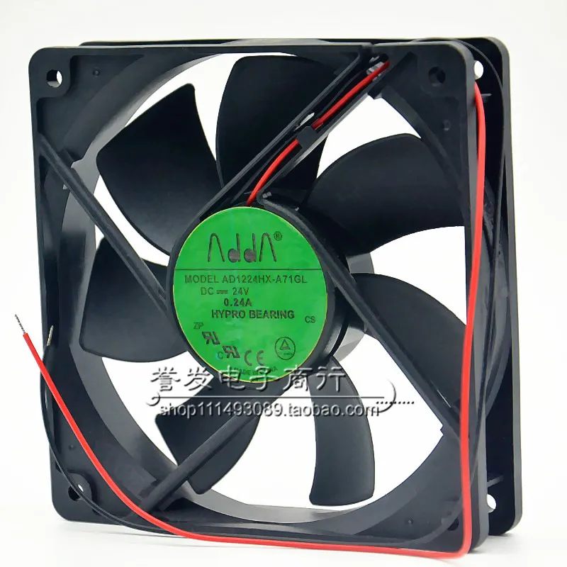 NIEUWE ORIGINELE AD1224HX-A71GL 24 V 0.24A 12025 120x120x25mm KOELVENTILATOR RADIATOR