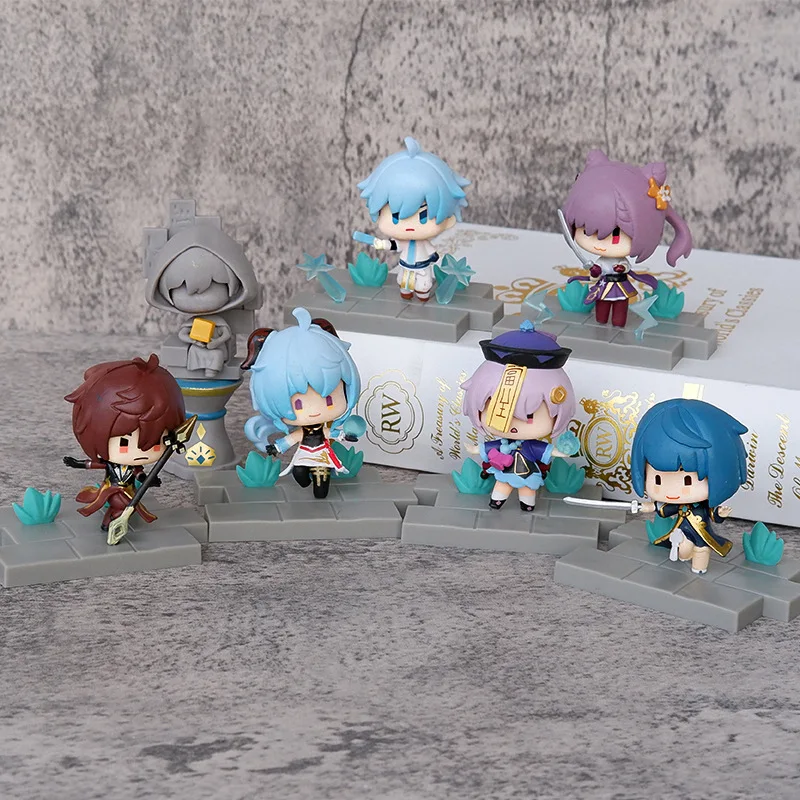 Genshin Impact Anime Figure, Paimon Klee, Kawaii Action Figures, Genshin Figurine, Collections Model, Kids Toys, Children\'s Day Gifts