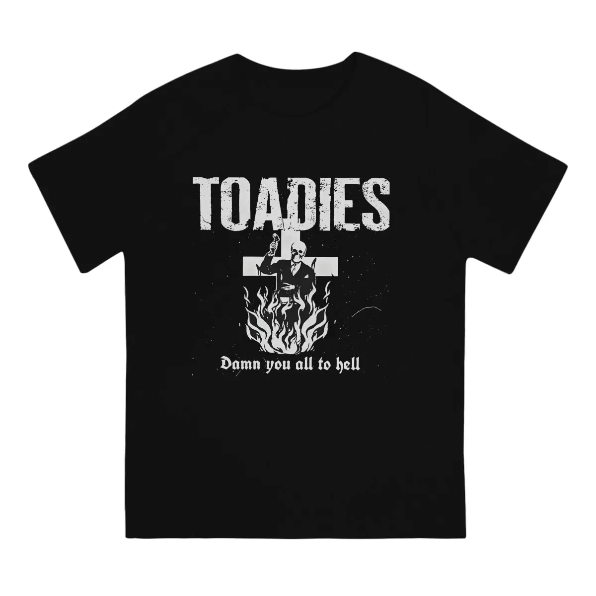 Music Men TShirt TOADIES Band Crewneck Tops 100% Cotton T Shirt Humor Top Quality Birthday Gifts