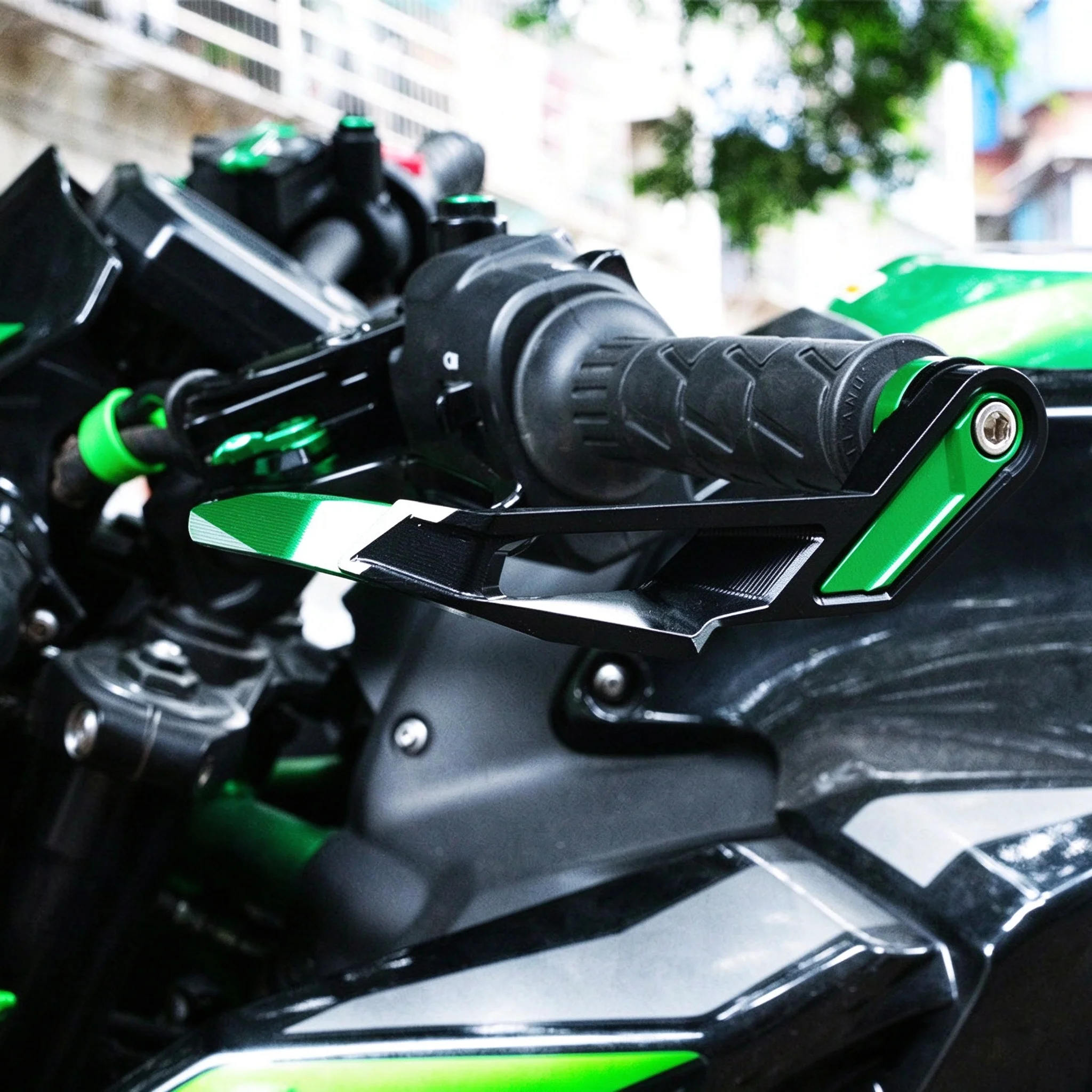 Motorcycle Hand Guards Brake Clutch Protector for Kawasaki ZX4RR Ninja 400 Z900 ZX6R Aluminum CNC Handlebar Guards Anti Crash