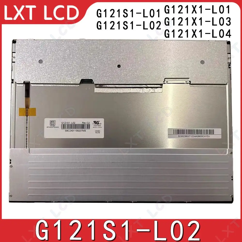 LCD Screen Display Panel For Innolux G121S1-L02 G121S1-L01 G121X1-L01 G121X1-L03 G121X1-L04 Original 12.1 Inch Compatible Screen