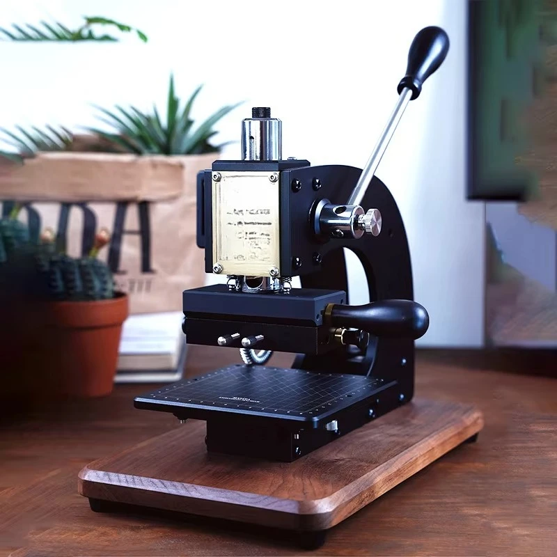 EC-17 Desktop Gilding Machine for Books/Cards/Artificial Leather Precision Imprinting with Fast 3-Min Heat up