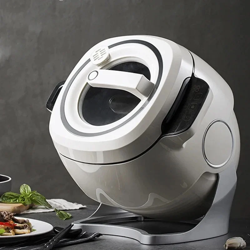 6L Full Automatic Intelligent Cooker Cooking Machine Multi Cooker Non-stick Pan Stir-fry Machine Cooker Touch Panel Cooker Robot