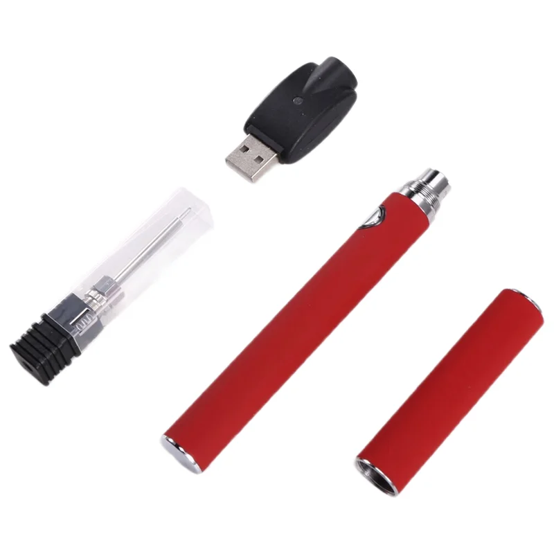 A98Z 510 Thread Battery Cart Pen Voltaje ajustable Smart Power Pen USB Mini Kit de soldador con tapa roja