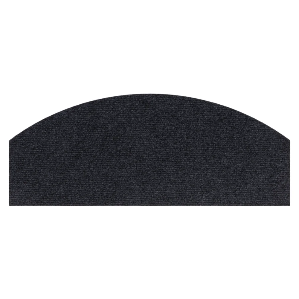 Semi-Circular Stair Mat Rug Self-Adhesive Non-Slip Stair Tread Carpet 4mm Thick Anti-Fall Household Floor Mats All Indoor Places