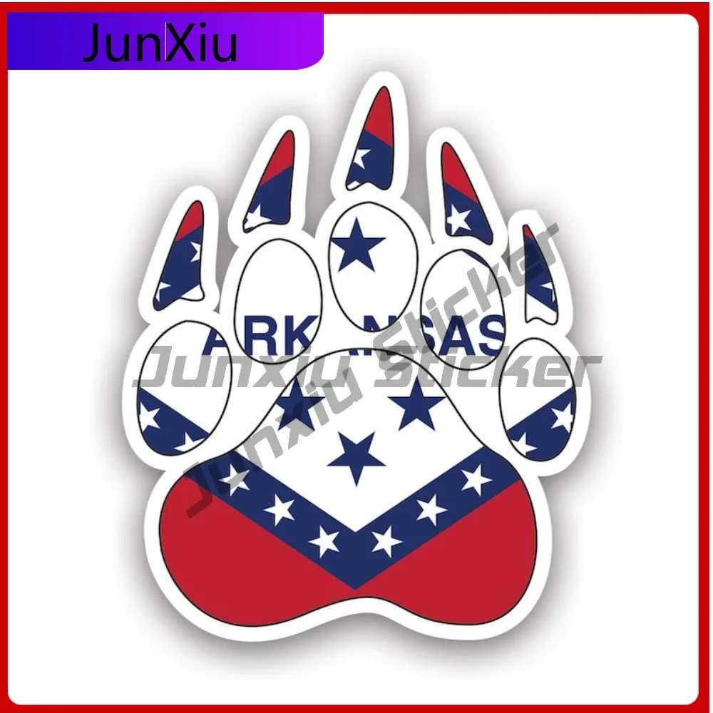 

Arkansas State Bear Print Shaped Sticker Cute Laptop Waterproof Vinyl Decal For Car Windows And Trunks Protection Protection