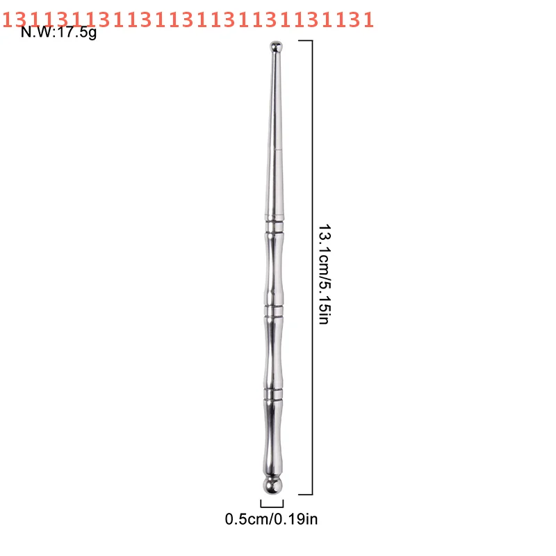 1pcs Double Head Acupuncture Pen Facial Reflexology Tools Stainless Steel Trigger Point Massager Tool Deep Tissue Massage Tool