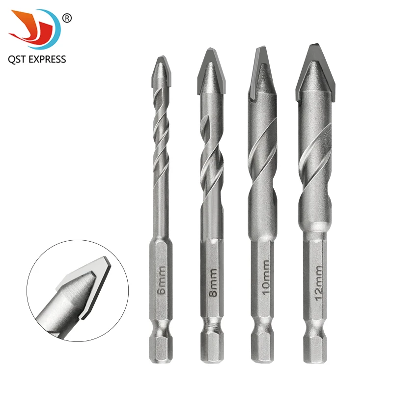 Ceramic Stone Rock  Slab Multi-purpose  Hexagonal Handle King Drill All  Ceramic Ultra Hard Dry Drilling Bit