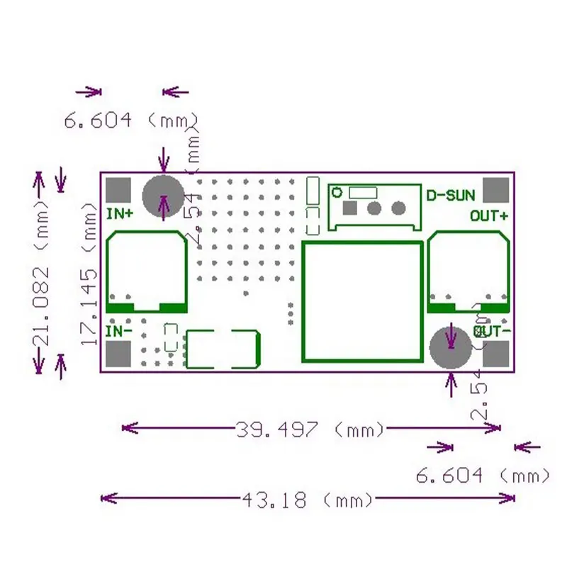 LM2596S DC-DC Step-down Power Supply Module 3A Adjustable Step-down module LM2596 Voltage Regulator 24V 12V 5V 3V