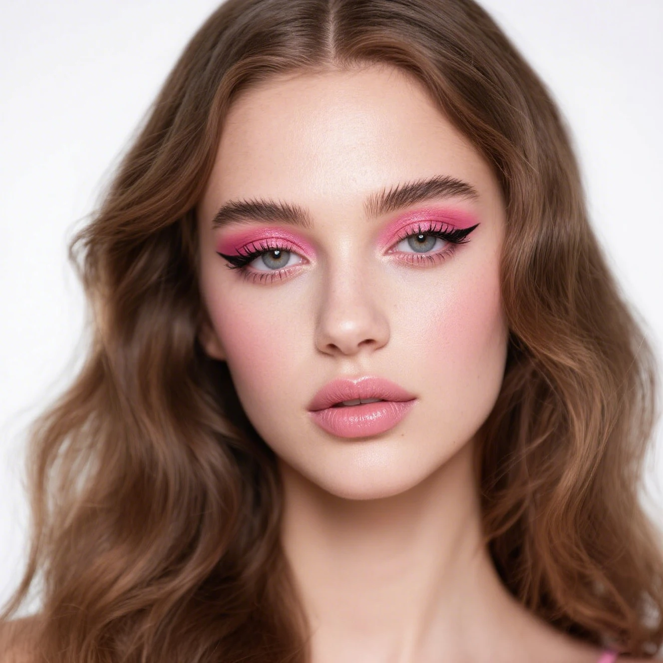สีสันขี้เกียจขนตาสติกเกอร์,Reusable Lazy Eye Shadow Eyelash Patch,กันน้ําSelfกาวสติกเกอร์แต่งหน้าขนตาปลอม
