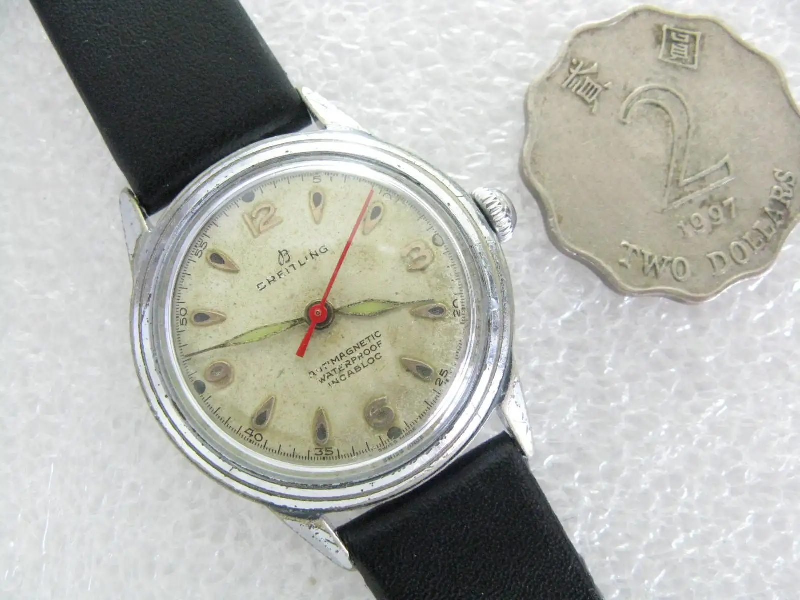 1958 Unknown hand-roll suisse antique watch UNISEX Size F 28