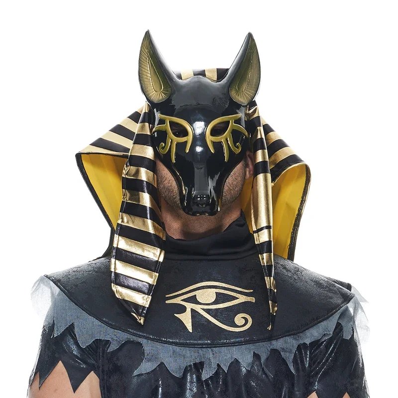 Snail ify alten ägyptischen Mythen Tod Anubis Wolf Gesichts maske Latex Helm Halloween Tier masken für erwachsene Maskerade Party Requisiten