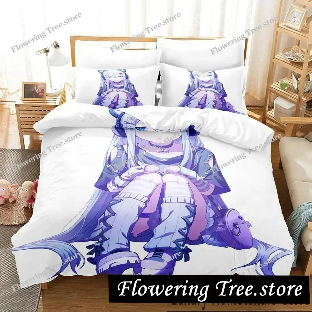 3D Print Yoisaki Kanade Anime Project SEKAI Bedding Set Boys Girls Twin Queen King Size Duvet Cover Pillowcase Bed boys Adult