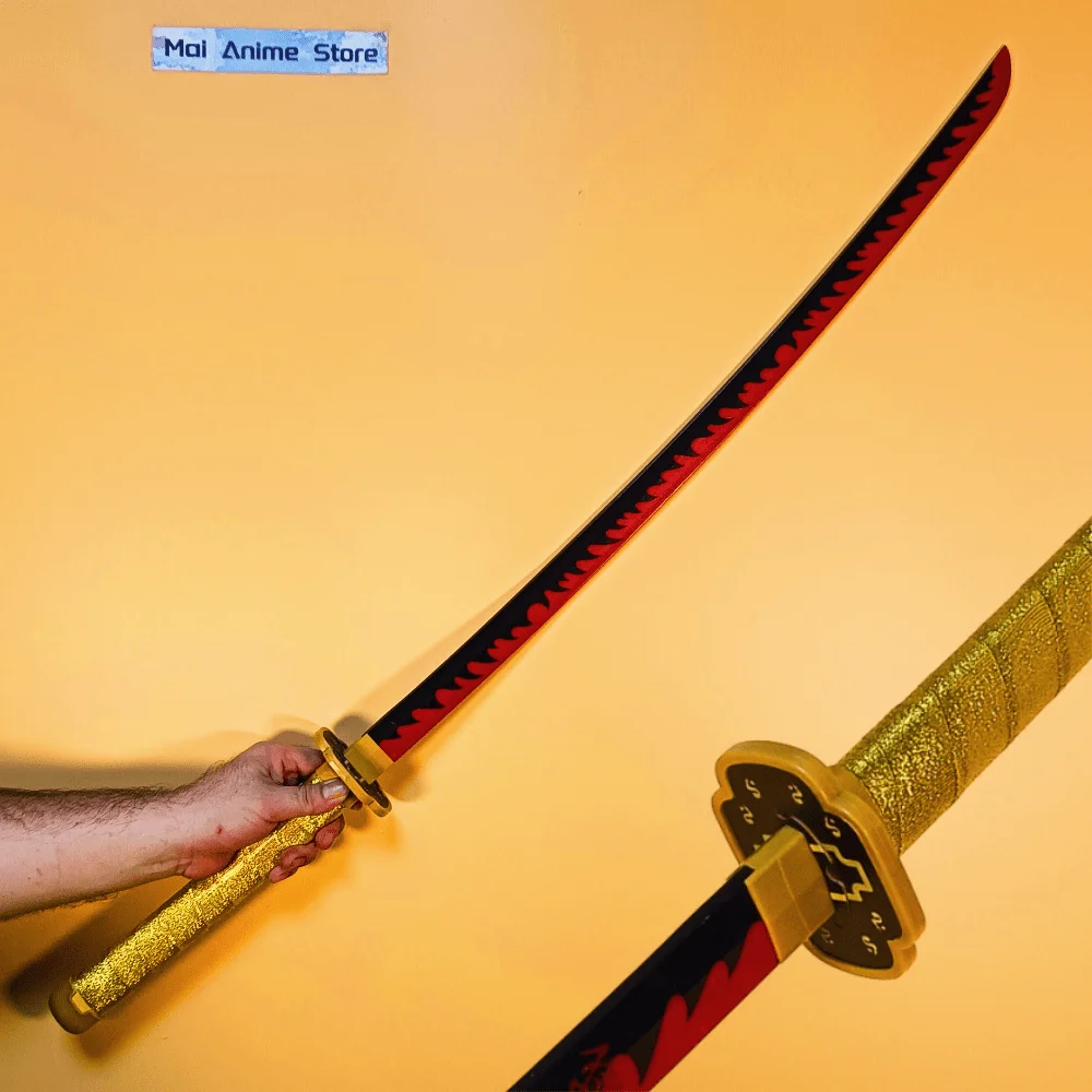 40 pouces Katana Cosplay accessoire réel pleine taille lame épée samouraï sabre Action Figurine taille réelle japonais Katana non pointu jouet cadeau