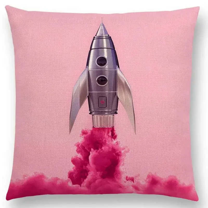 Colorful Fantasy Sexy Color throw pillow cover with short plush print living room sofa decoration cushion cover pillow covers - view 6