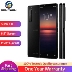 Мобильный телефон Sony Xperia 1 II 1ii 5G 6,5 дюйма, 8 ГБ + 128 ГБ/256 ГБ, 12 МП * 3 + 8 МП, сотовый телефон Sony xperia 1II, восьмиядерный телефон