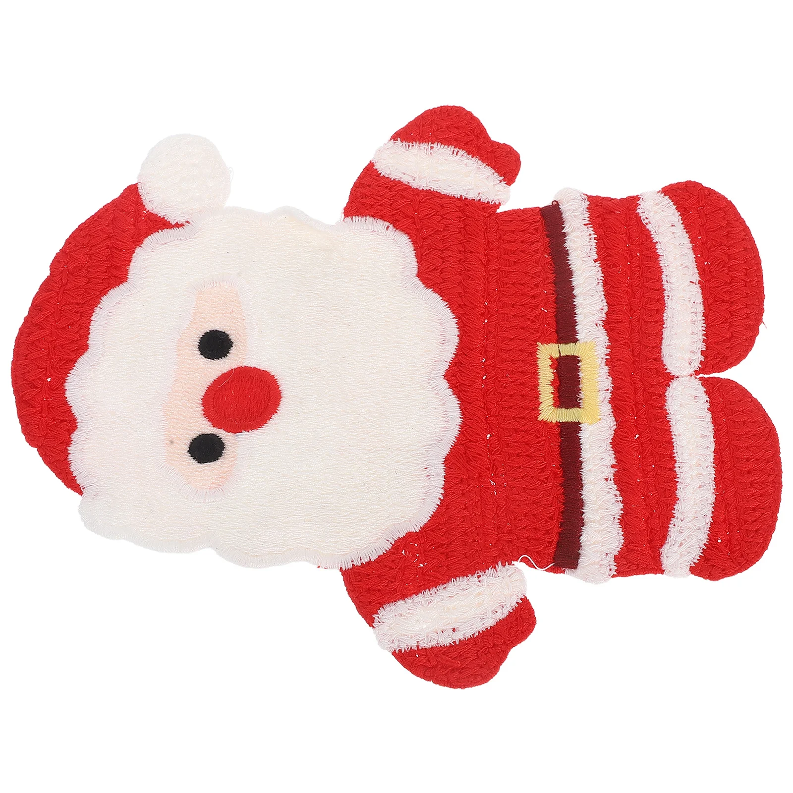 

Santa Claus Christmas Embroidered Large Patch Sew on Iron on Holiday Clothing Applique Repair Patch for Clothes Bags