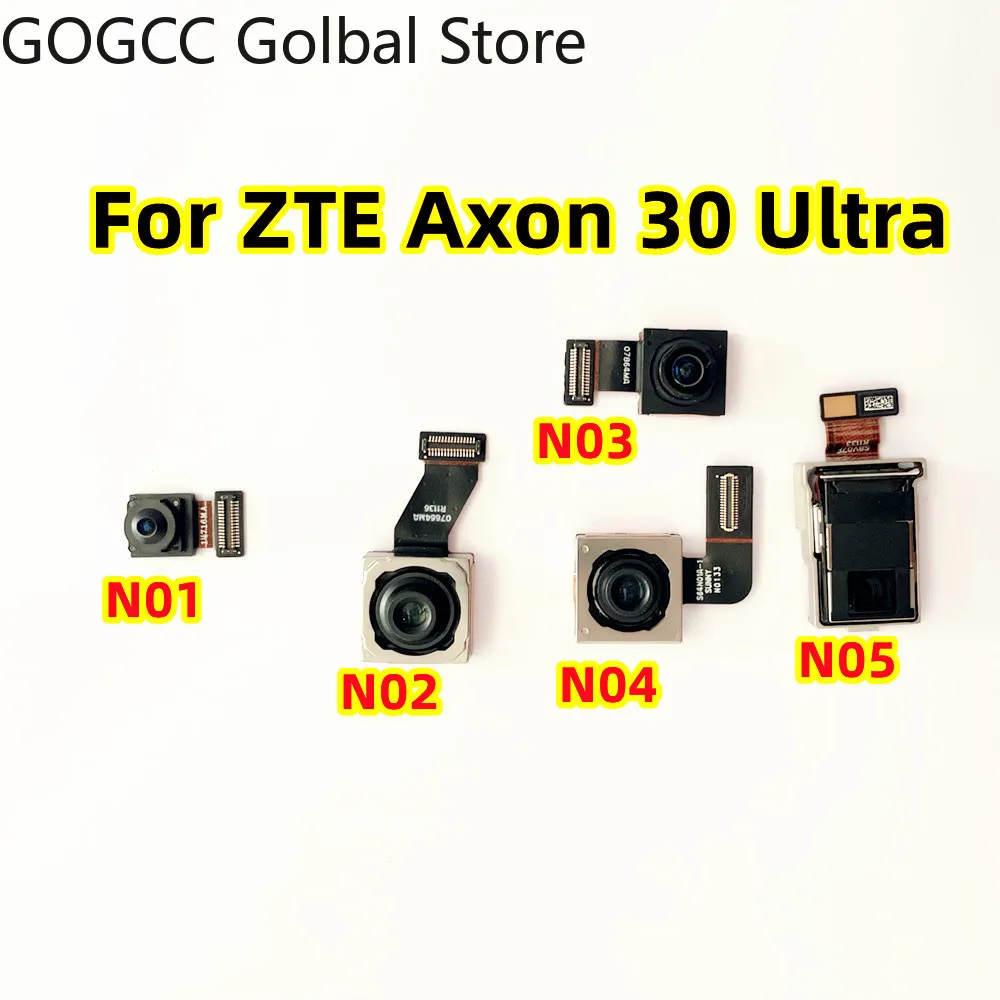 Camera Origina For ZTE Axon 30 Ultra 5G A2022P Front Back Wide Telephoto Rear Main Module Sensor Flex Cable Repair Spare Parts