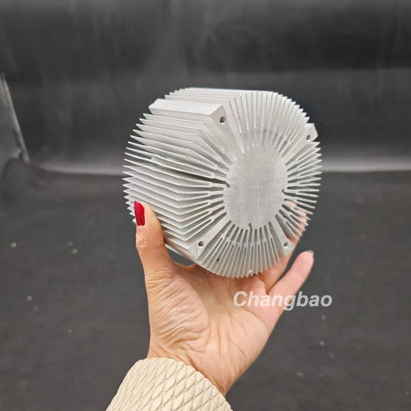 120mm 50W High Power Led Alumium Heatsinkn 70mm Height
