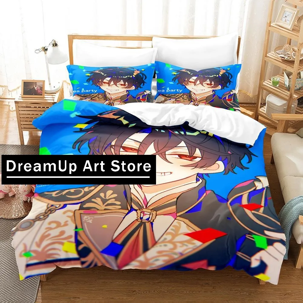 3D Print Mahoutsukai No Yakusoku Bedding Set Single Twin Full Queen King Size Bed Set Aldult Kid Bedroom Duvetcover Sets