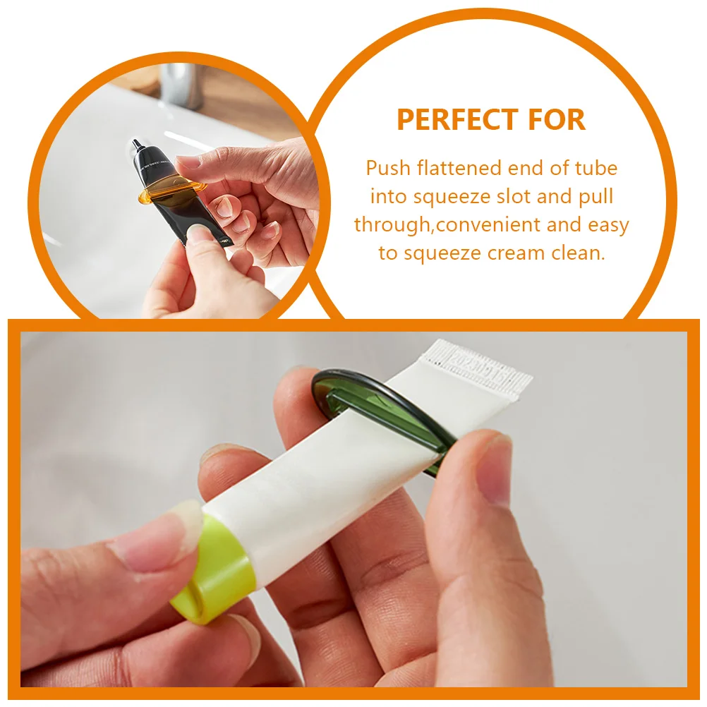 

3pcs Squeezer Manual Dispenser for Toothpaste Squeezer Clip Adults Kids Household Tool Tube Roller Extruder