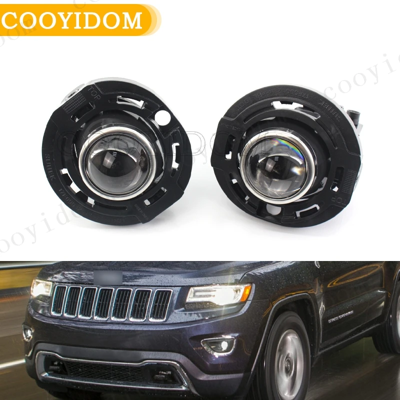 Car Fog Light DRL Car Lighting For 2014 2015 2016 Jeep Grand Cherokee car-styling 5182021AB 108A125OEU CH2594105 CH1039126