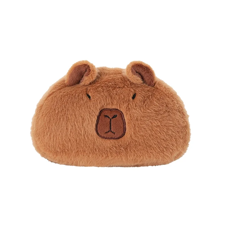 Plush Tissue Holder,Funny Capybara Tissue Box Cover,Durable Stuffed Animal Tissue Box, Plush Cute Cartoon Animal Car Bag-ABQU