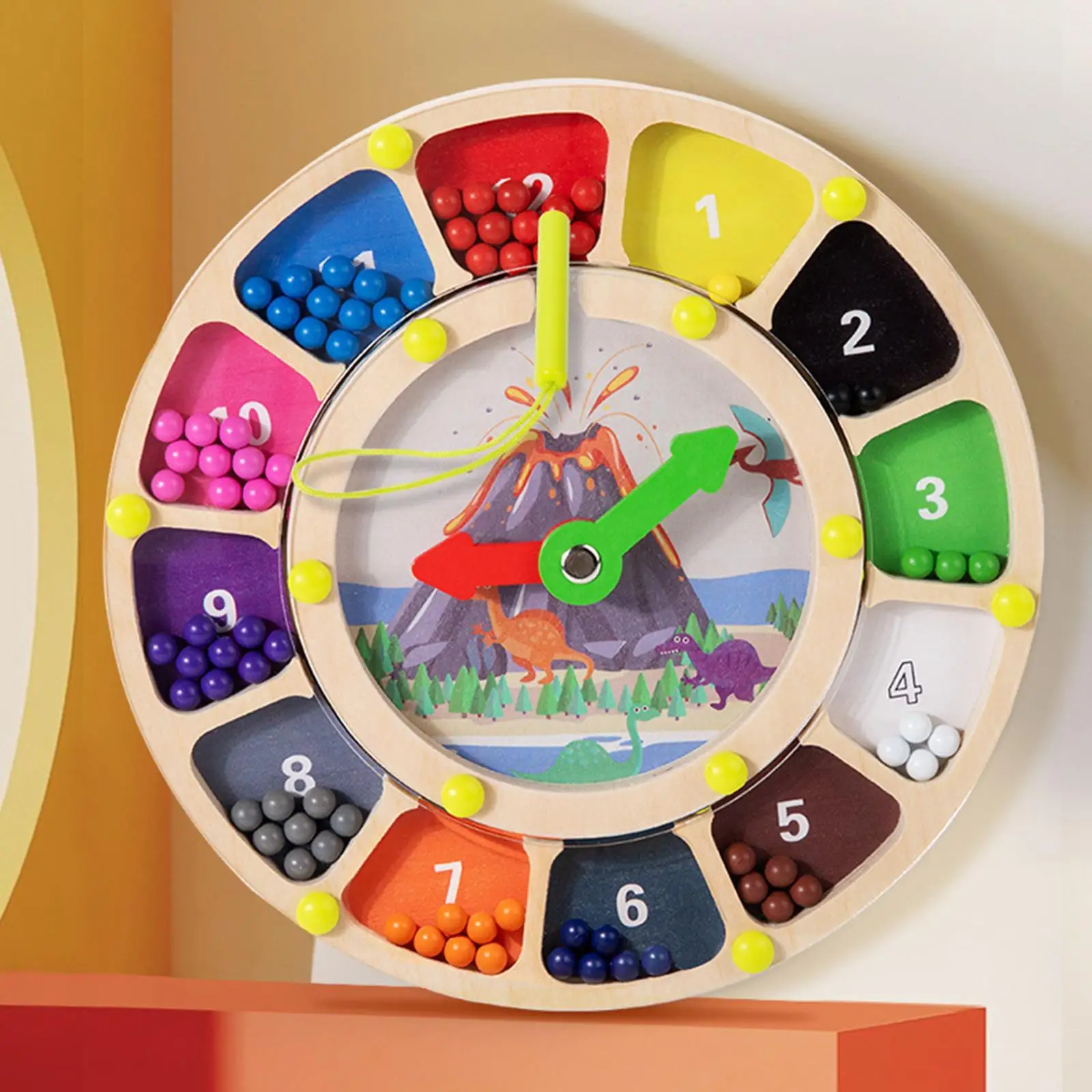 Color and Number Maze Travel Color Sorting Clock for 3+ Years Old Girls Kids