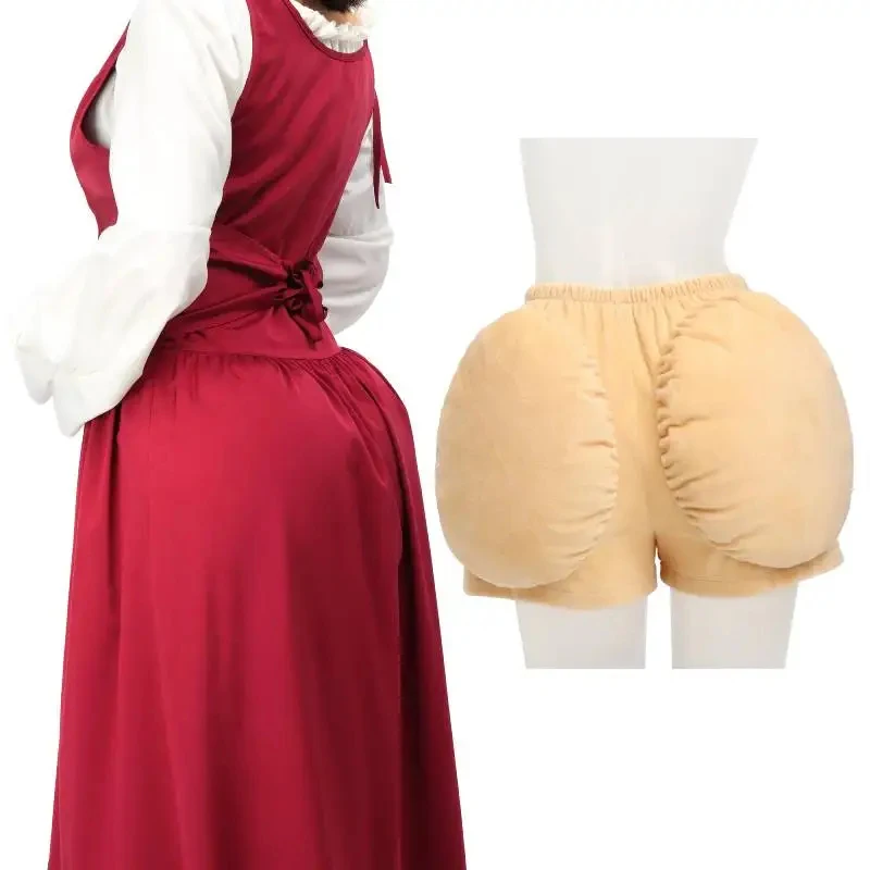 

❤️❤️❤️DAZCOS Halloween Fake Big Butt Pants Fat Suit Costume Pants Accessories for Grandma Old Lady Santa Claus Costume Big❤️⭐️❤️