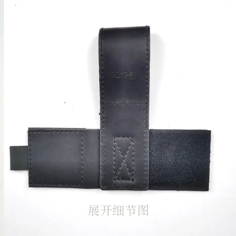 New Model T Baton Holder Cowhide Leather Hanging Trousers Waist Three Section Baton Holster Duty Tactical Safety Protection